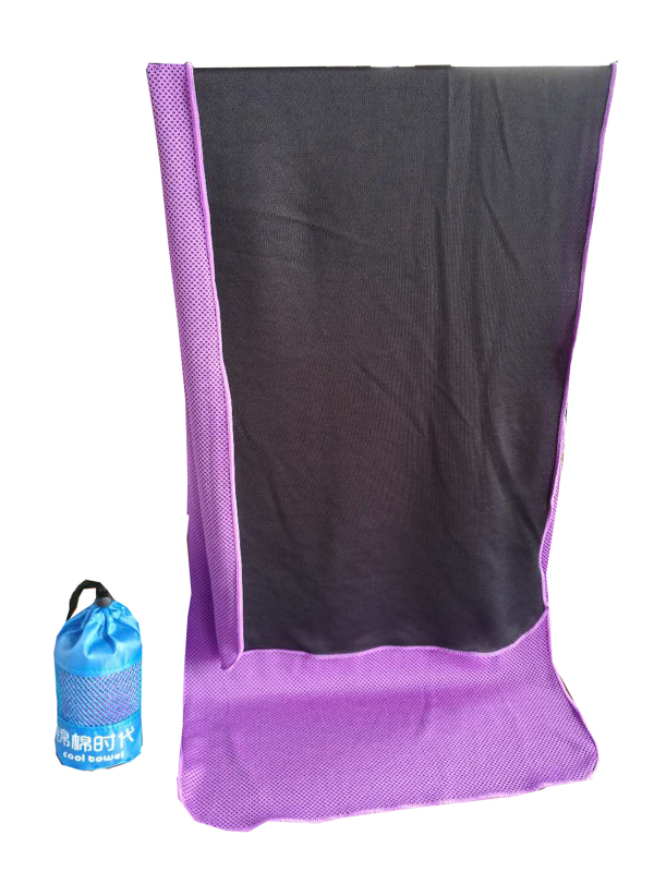 Sporttörölköző bambuszszén rostból, gyorsan száradó, vízfelvétel 5-10s, 100d combed yarn, 47g