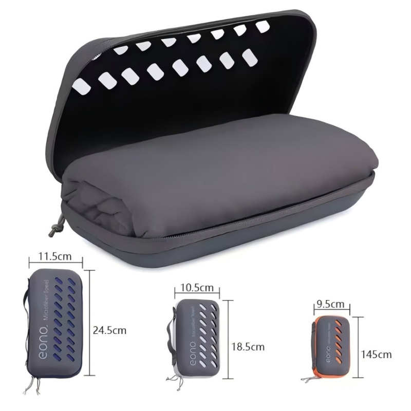 Sporttörölköző ultrafin rostból, kétoldalas terry, gyors száradás, 200 g/m², abszorpció 0–5 s