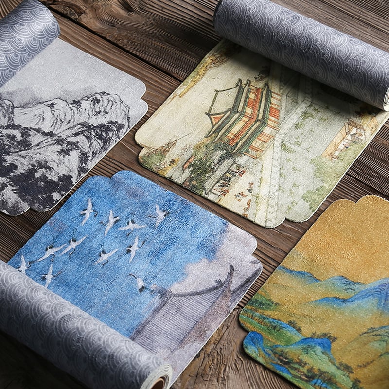 Jinyi υφασμάτινη πετσέτα τσαγιού για σετ Kung Fu, ιαπωνικό στυλ τελετής τσαγιού, συσκευασία σε σακούλα OPP