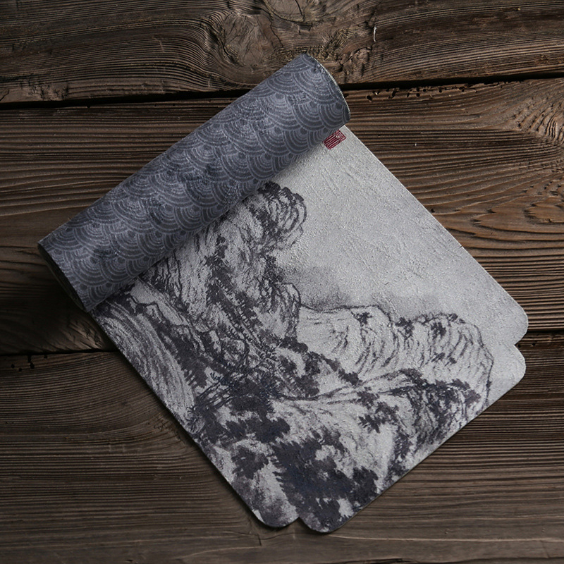 Jinyi υφασμάτινη πετσέτα τσαγιού για σετ Kung Fu, ιαπωνικό στυλ τελετής τσαγιού, συσκευασία σε σακούλα OPP