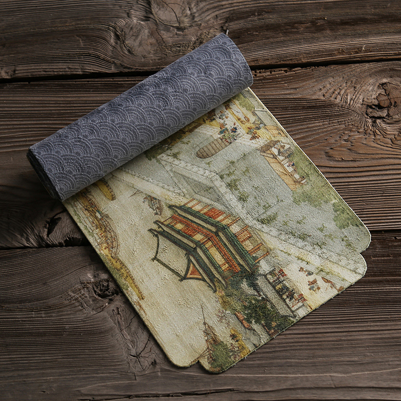 Jinyi υφασμάτινη πετσέτα τσαγιού για σετ Kung Fu, ιαπωνικό στυλ τελετής τσαγιού, συσκευασία σε σακούλα OPP