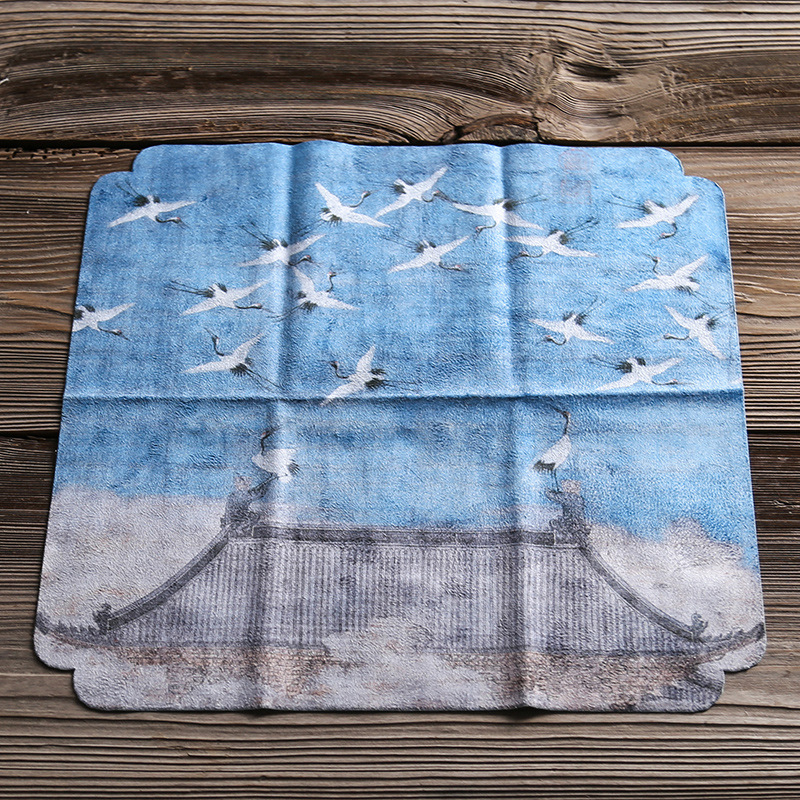 Jinyi υφασμάτινη πετσέτα τσαγιού για σετ Kung Fu, ιαπωνικό στυλ τελετής τσαγιού, συσκευασία σε σακούλα OPP