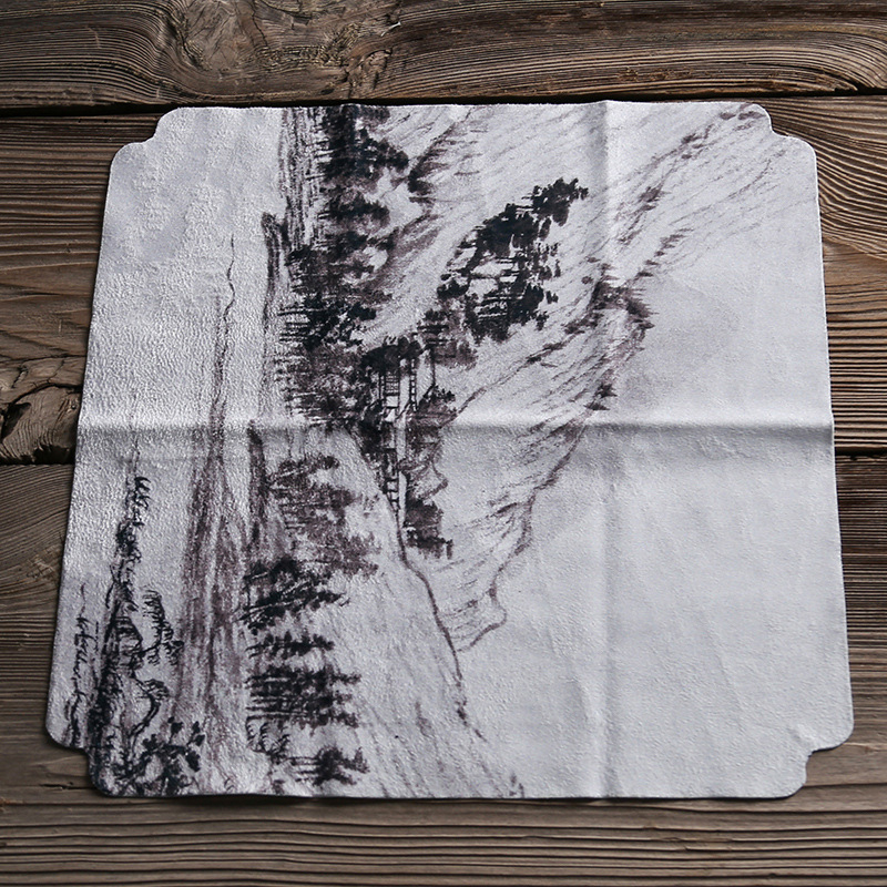 Jinyi υφασμάτινη πετσέτα τσαγιού για σετ Kung Fu, ιαπωνικό στυλ τελετής τσαγιού, συσκευασία σε σακούλα OPP