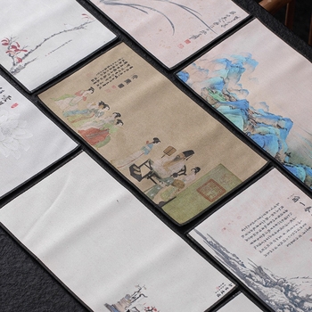 Zen-inspireeritud teekäterätik, paks ja väga imav, segu materjalist (Tootekood: 010; Tootmisprotsess: trükk; Imavus: 0–5 s)