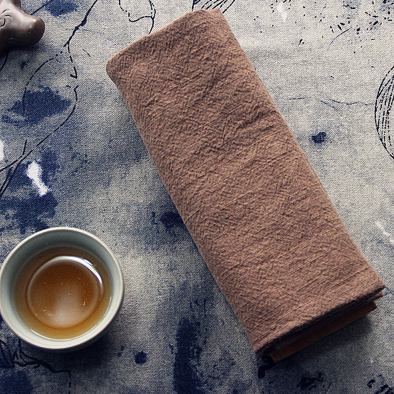 Ask the Mirror Ράμια Χειροποίητη Ιαπωνικού Στυλ Πετσέτα Τσαγιού, Προσαρμοστική για Τελετές Τσαγιού