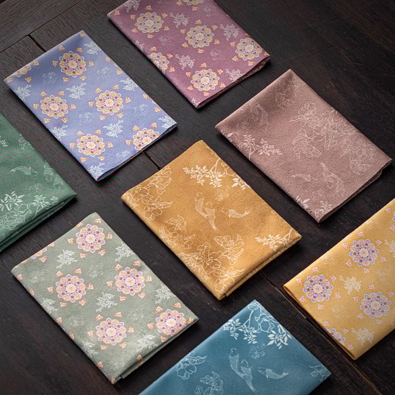 Αξεσουάρ τελετής τσαγιού – Shantang ύφασμα, λογότυπο εκτυπωμένο, νέο κινεζικό στυλ