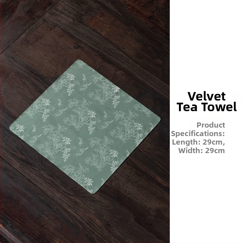 Αξεσουάρ τελετής τσαγιού – Shantang ύφασμα, λογότυπο εκτυπωμένο, νέο κινεζικό στυλ