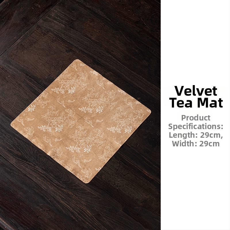 Αξεσουάρ τελετής τσαγιού – Shantang ύφασμα, λογότυπο εκτυπωμένο, νέο κινεζικό στυλ