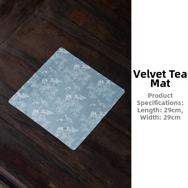 Αξεσουάρ τελετής τσαγιού – Shantang ύφασμα, λογότυπο εκτυπωμένο, νέο κινεζικό στυλ