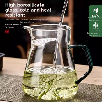 Ar integruotu filtru arbatos puodelis, aukštos borosilikatinio stiklo, prekė Yumo, šiuolaikinis stilius