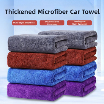 Poliester alapú többfunkciós autótörölköző, 110 g, nedvszívó és folteltávolító, nedves és száraz használatra, logónyomás elérhető