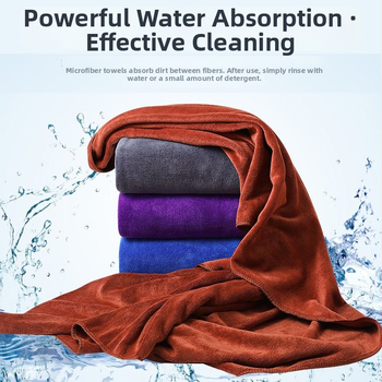 Poliester alapú többfunkciós autótörölköző, 110 g, nedvszívó és folteltávolító, nedves és száraz használatra, logónyomás elérhető