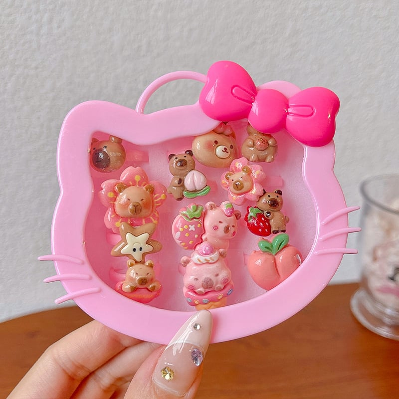 Bērnu plastmasas gredzens – karikatūru varonis, Princeses sērija, roku darināts, vecuma grupa 3-10 gadi