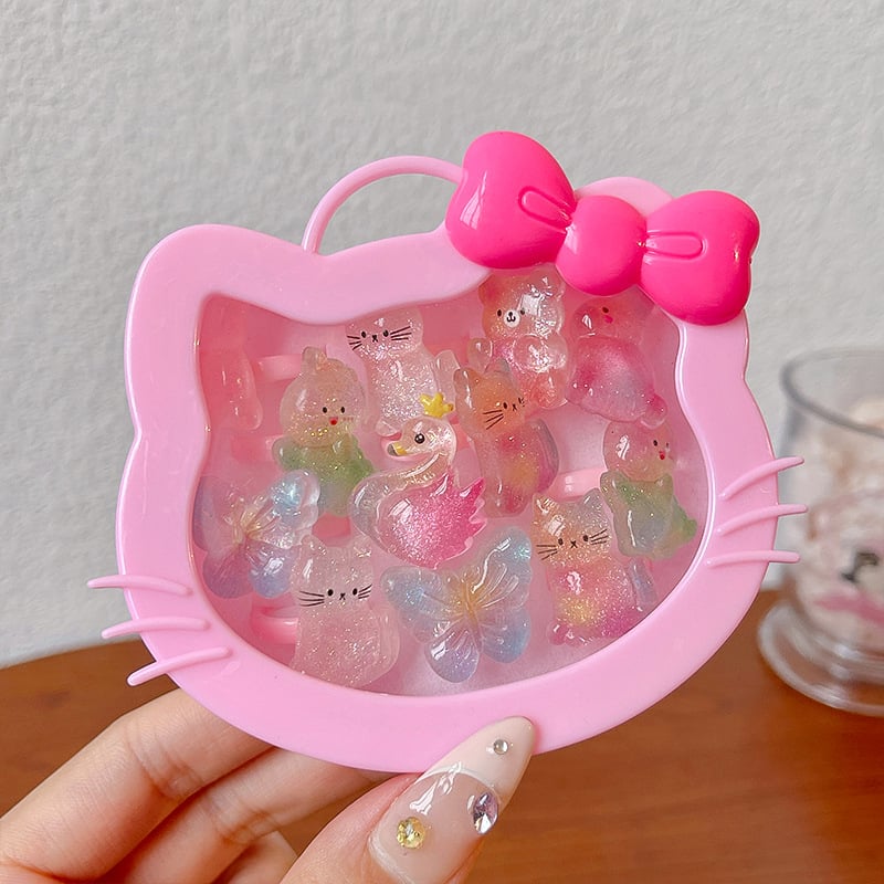 Bērnu plastmasas gredzens – karikatūru varonis, Princeses sērija, roku darināts, vecuma grupa 3-10 gadi