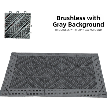 Три в едно прахоустойчива противохлъзгаща куха подложка за вход, пераща се, EVA пяна, квадратна, едноцветен модел, подходяща за входни зони, хол, офис и търговски обекти