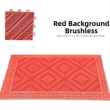 Три в едно прахоустойчива противохлъзгаща куха подложка за вход, пераща се, EVA пяна, квадратна, едноцветен модел, подходяща за входни зони, хол, офис и търговски обекти