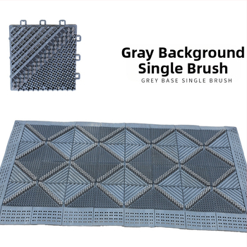 Три в едно прахоустойчива противохлъзгаща куха подложка за вход, пераща се, EVA пяна, квадратна, едноцветен модел, подходяща за входни зони, хол, офис и търговски обекти