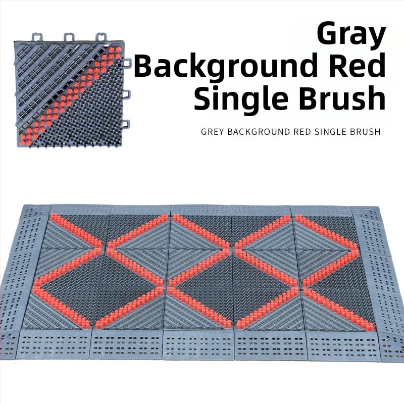 Три в едно прахоустойчива противохлъзгаща куха подложка за вход, пераща се, EVA пяна, квадратна, едноцветен модел, подходяща за входни зони, хол, офис и търговски обекти