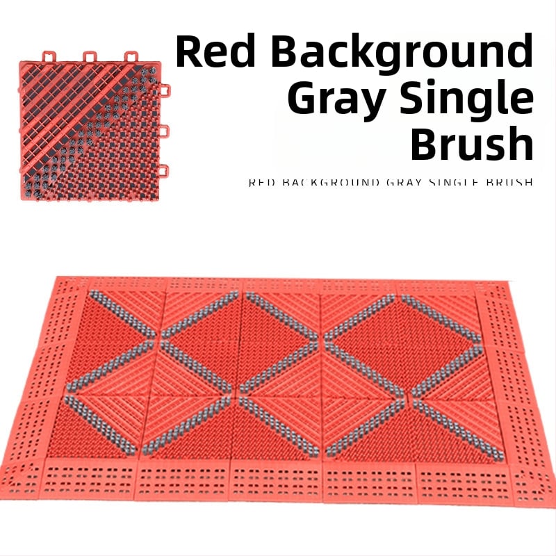 Три в едно прахоустойчива противохлъзгаща куха подложка за вход, пераща се, EVA пяна, квадратна, едноцветен модел, подходяща за входни зони, хол, офис и търговски обекти