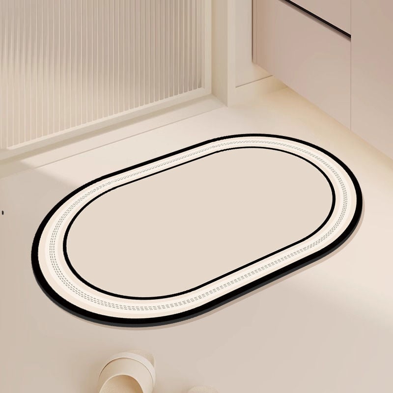 Баня подложка за пода от диатомова глина – квадратна, неслизаща, релефна и машинно тъкана, ръчно изпираема, персонализирани дизайни чрез печат и UV трансфер