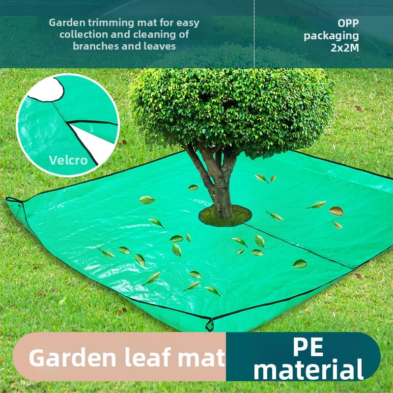 Plastična vrtna podloga za skupljanje lišća, marka Plant xun, pogodna za podrezivanje grana.