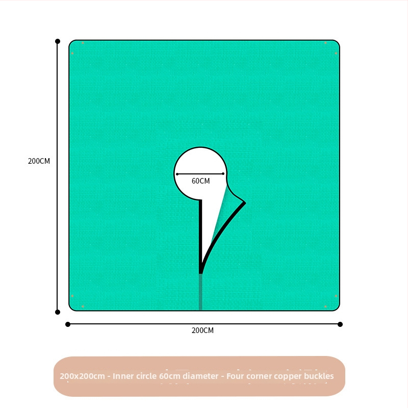 Plastična vrtna podloga za skupljanje lišća, marka Plant xun, pogodna za podrezivanje grana.