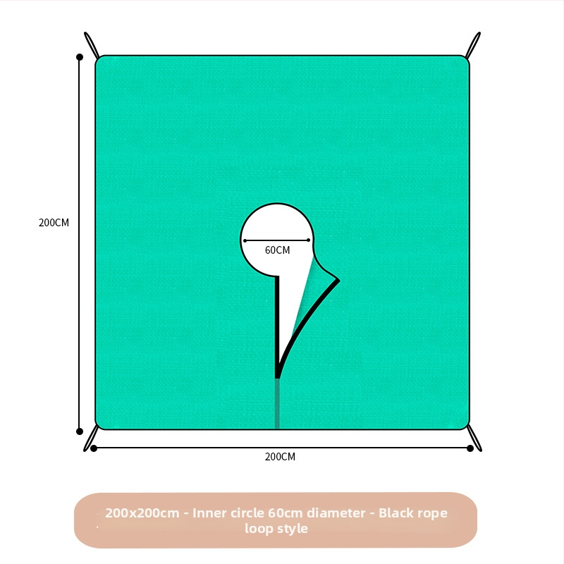 Plastična vrtna podloga za skupljanje lišća, marka Plant xun, pogodna za podrezivanje grana.
