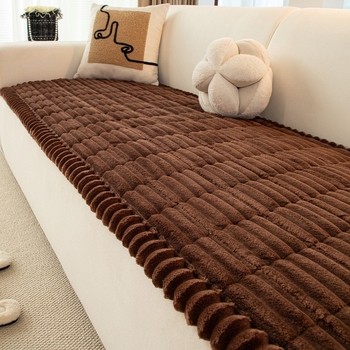 Flanel kanapé párna, minimalista stílus, egyszínű, moduláris kanapékhoz, csúszásmentes, plüss