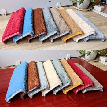 Мат за стълбата на двуетажно легло – материал: Silk Flower, квадратна форма, модел 69850, подходящ за дневна стая, ръчно и машинно пране