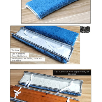 Мат за стълбата на двуетажно легло – материал: Silk Flower, квадратна форма, модел 69850, подходящ за дневна стая, ръчно и машинно пране