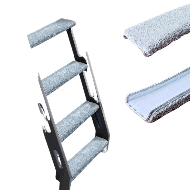 Мат за стълбата на двуетажно легло – материал: Silk Flower, квадратна форма, модел 69850, подходящ за дневна стая, ръчно и машинно пране