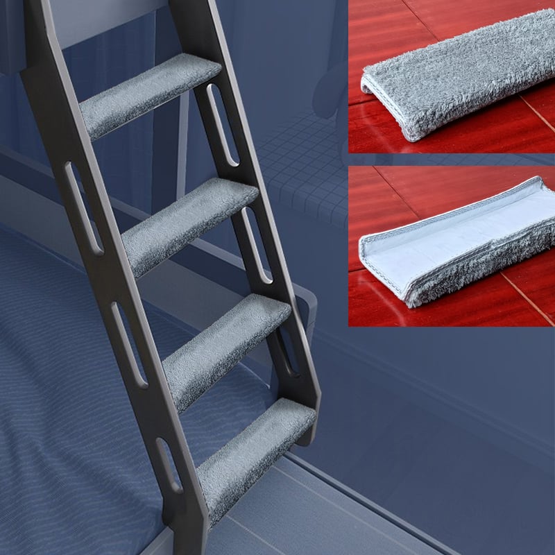 Мат за стълбата на двуетажно легло – материал: Silk Flower, квадратна форма, модел 69850, подходящ за дневна стая, ръчно и машинно пране