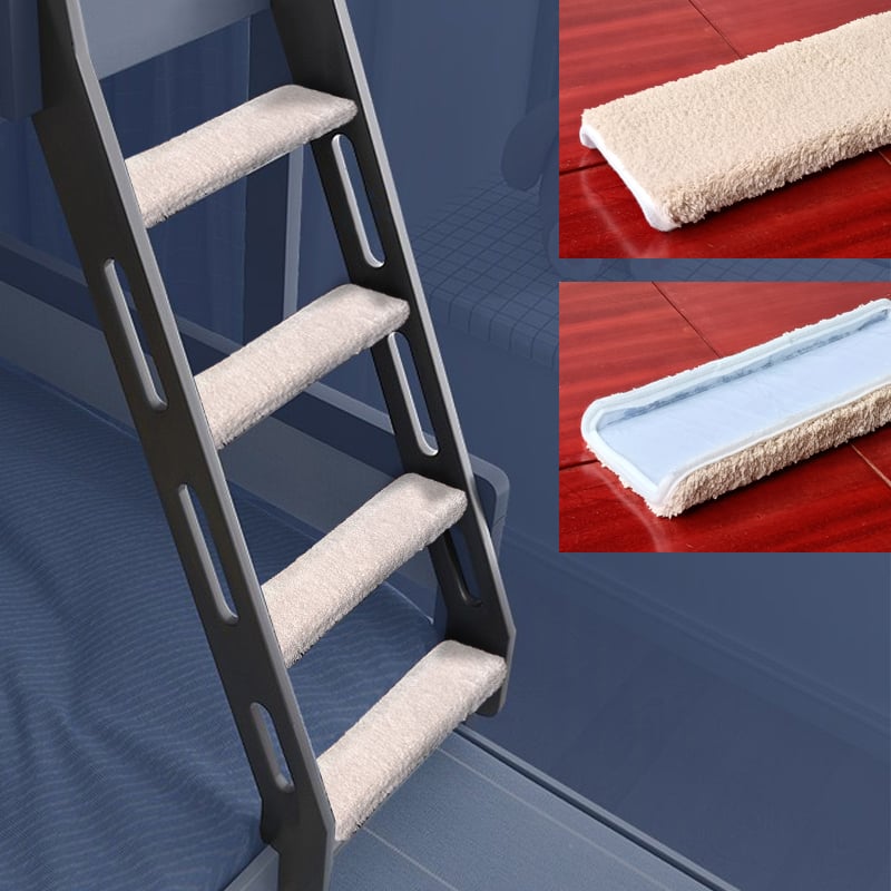 Мат за стълбата на двуетажно легло – материал: Silk Flower, квадратна форма, модел 69850, подходящ за дневна стая, ръчно и машинно пране