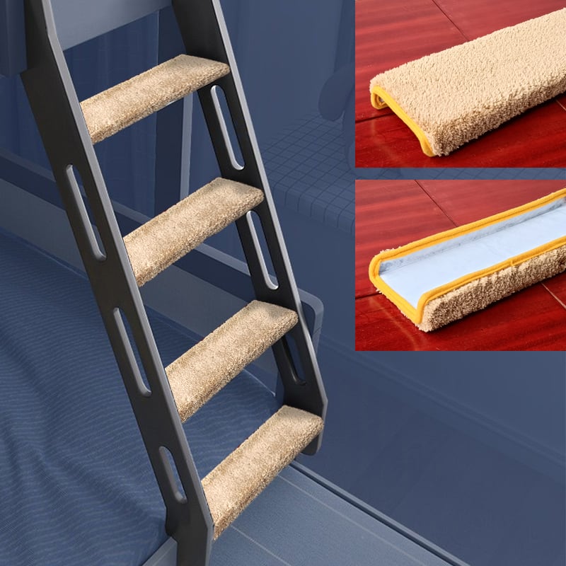 Мат за стълбата на двуетажно легло – материал: Silk Flower, квадратна форма, модел 69850, подходящ за дневна стая, ръчно и машинно пране