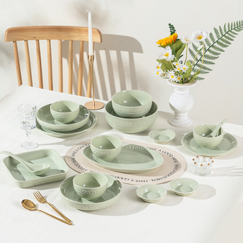 Keraminė apvali dubenėlis, šiuolaikinio minimalistinio dizaino, tinkamas mikrobangoms, glazūruotas paviršius