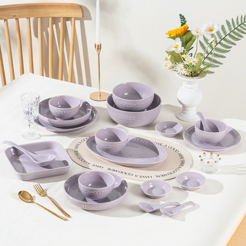 Keraminė apvali dubenėlis, šiuolaikinio minimalistinio dizaino, tinkamas mikrobangoms, glazūruotas paviršius