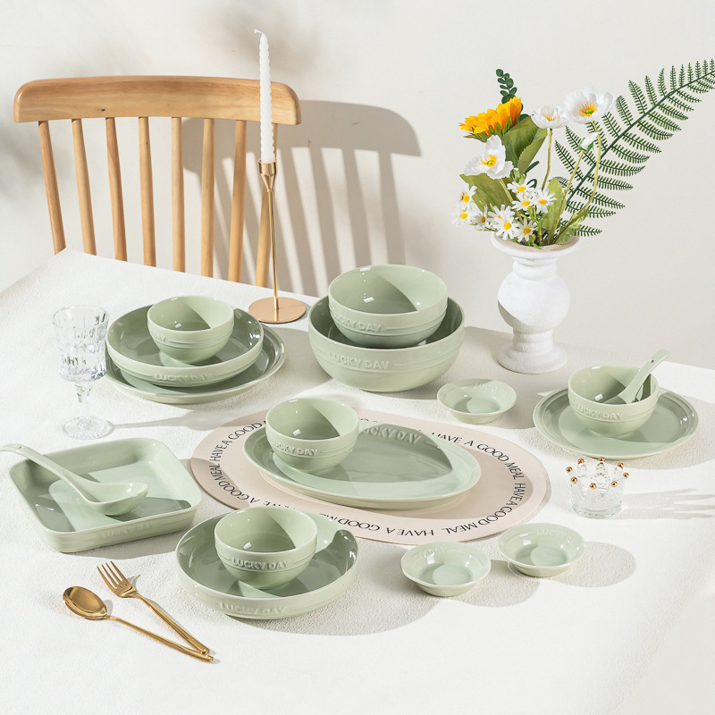 Keraminė apvali dubenėlis, šiuolaikinio minimalistinio dizaino, tinkamas mikrobangoms, glazūruotas paviršius