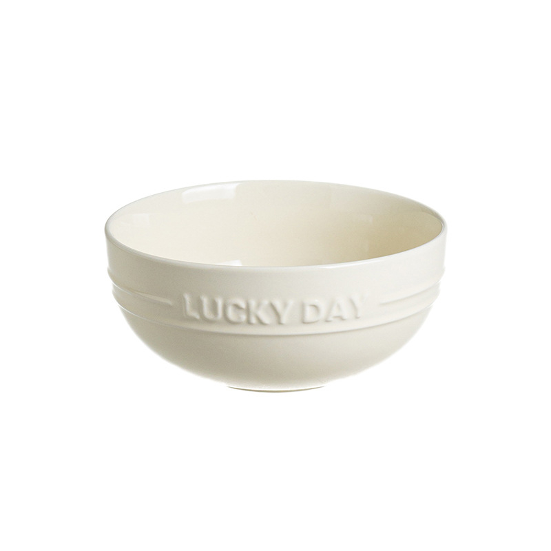 Keraminė apvali dubenėlis, šiuolaikinio minimalistinio dizaino, tinkamas mikrobangoms, glazūruotas paviršius