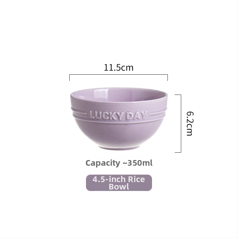 Keraminė apvali dubenėlis, šiuolaikinio minimalistinio dizaino, tinkamas mikrobangoms, glazūruotas paviršius