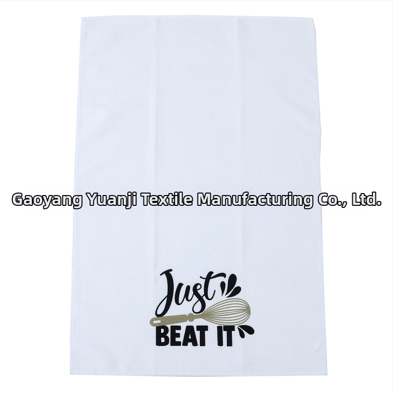 Konyhai törölköző digitális nyomással poliesterből, szuperfin rost, 255 g, 16 szál, felszívódás 11–15 s