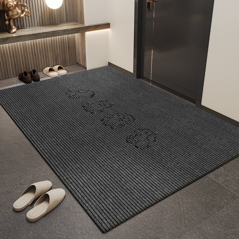 Входна подложка за врата от кристално кадифе, принт, квадратна форма, карикатурен дизайн с животни, ръчно пране