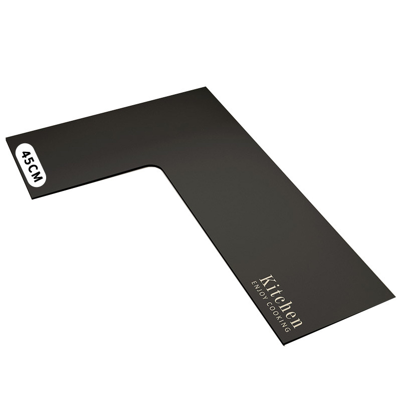 Konyhai lábtörlő poliészter rostból, nyomtatott kivitel, négyzet alakú, mosható