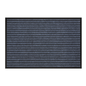 Bejárati padlómat, PVC, négyzet alakú, csíkos mintázat, mosható, testreszabható