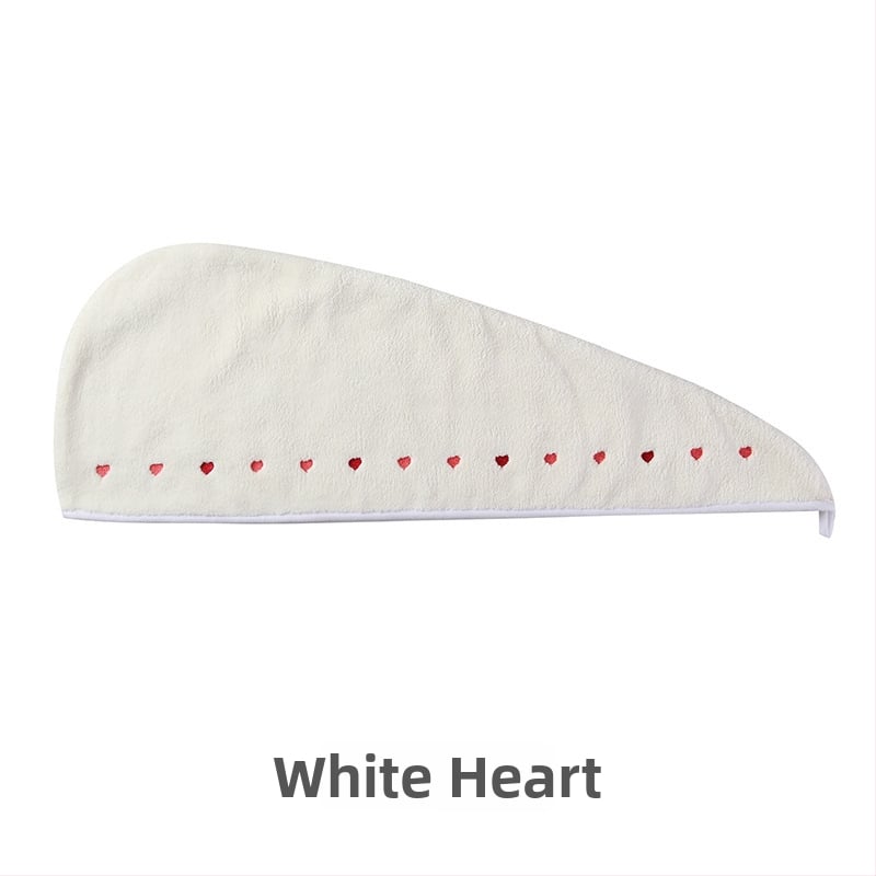 Juukseid kuivatav kapuuts korallfliisist, tikandiga, 50-79 g, kiire kuivatamine, suur imendum