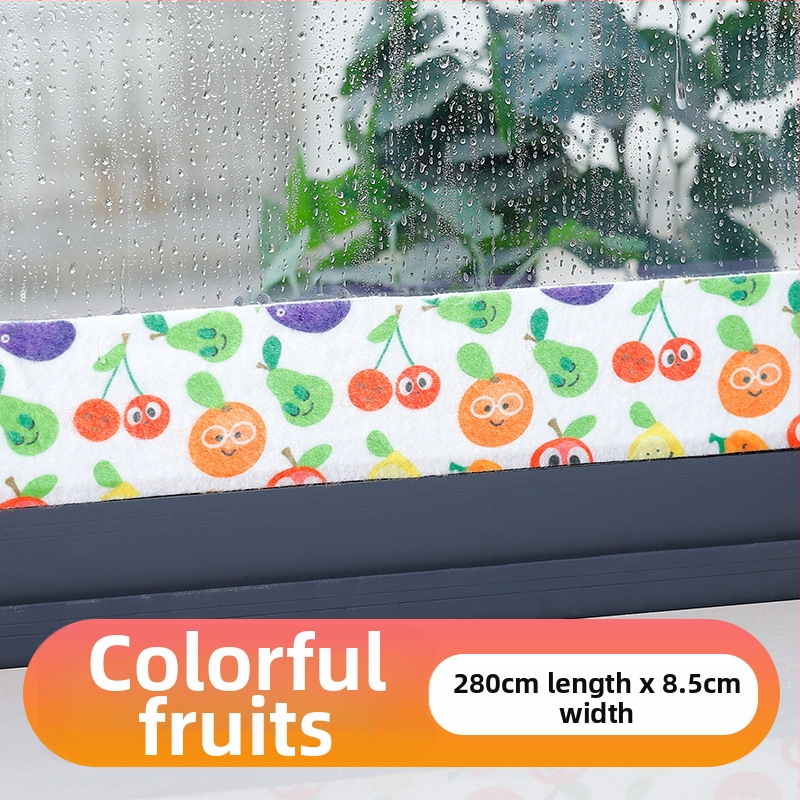 Pašlīmējošā stikla ūdens noturēšanas lente – plīts, izlietnei un loga palodzei – PVC, neausts audums, poliestera šķiedra, ainavu raksts