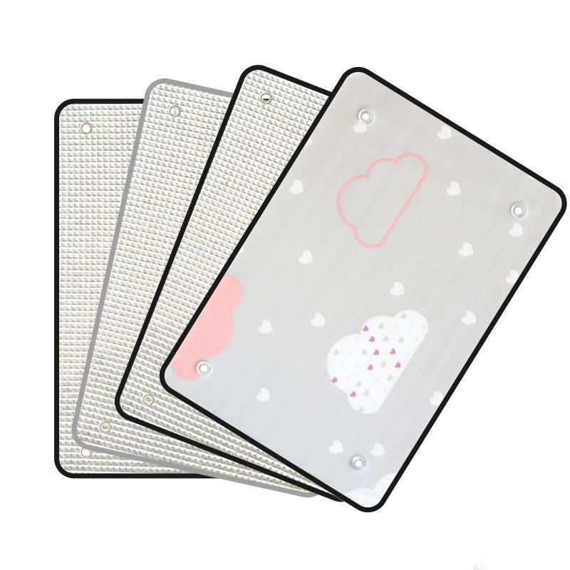 Loga stikla izolācijas plēve ar sūkņa āķīšiem – saules aizsargs guļamistabai un balkonam, Pearl cotton (EPE) materiāls, elektrostatiskā līmēšana, mūsdienīgs stils