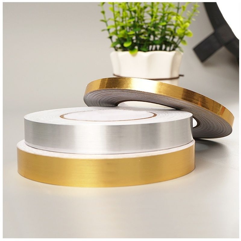 Пластмасов стенен стикер за кант на гардероб в спалнята, самозалепваща се лента за ръб, огнеупорна, прост модерен стил