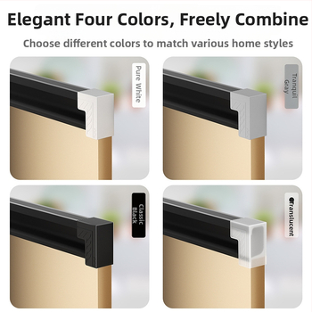 Hurui baldų kampinis apsauginis – kampinis apsauginis, skirtas spintoms, stalčiams ir stalams, atsparus smūgiams ir įbrėžimams, pakuotė 400 vnt.