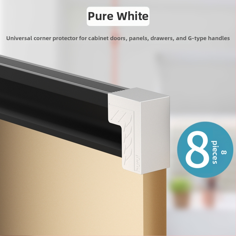 Hurui baldų kampinis apsauginis – kampinis apsauginis, skirtas spintoms, stalčiams ir stalams, atsparus smūgiams ir įbrėžimams, pakuotė 400 vnt.