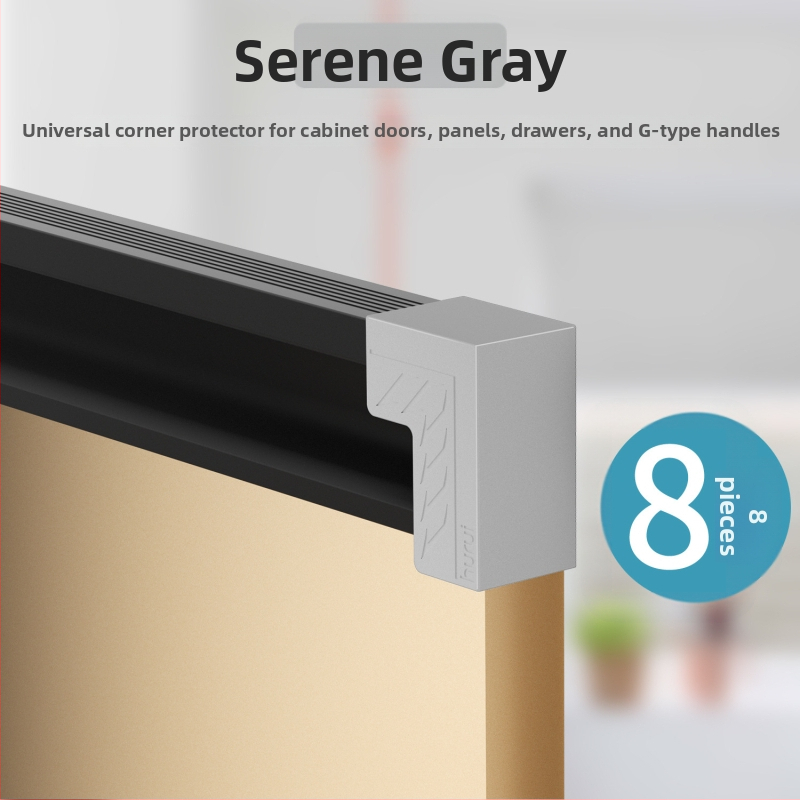 Hurui baldų kampinis apsauginis – kampinis apsauginis, skirtas spintoms, stalčiams ir stalams, atsparus smūgiams ir įbrėžimams, pakuotė 400 vnt.